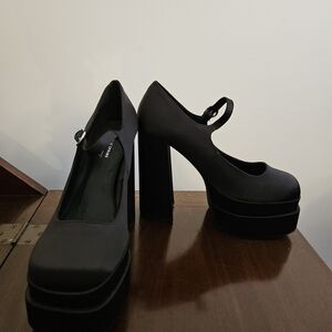Call It Spring Black Platform Heels